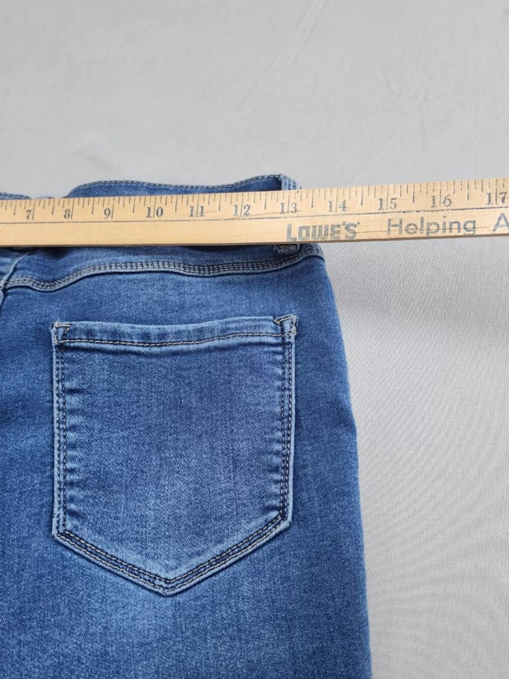 d.jeans Women's Size 10 Skinny Jeans Medium Blue Mid Rise Stretch Denim 27x27 - Picture 7 of 9